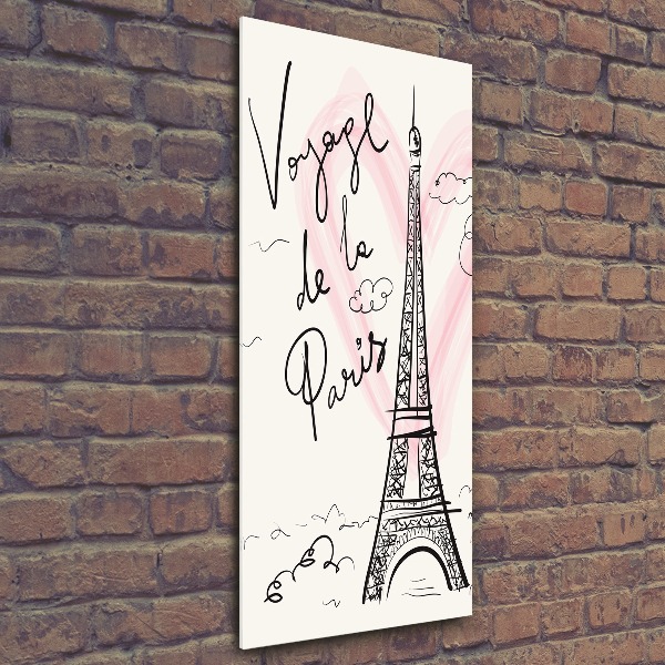 Akril üveg kép Párizsi eiffel-torony