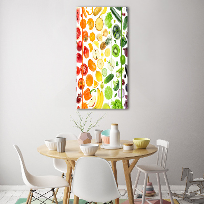 Akril üveg kép Gyümölcsök és zöldségek