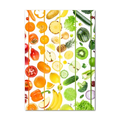 Akril üveg kép Gyümölcsök és zöldségek