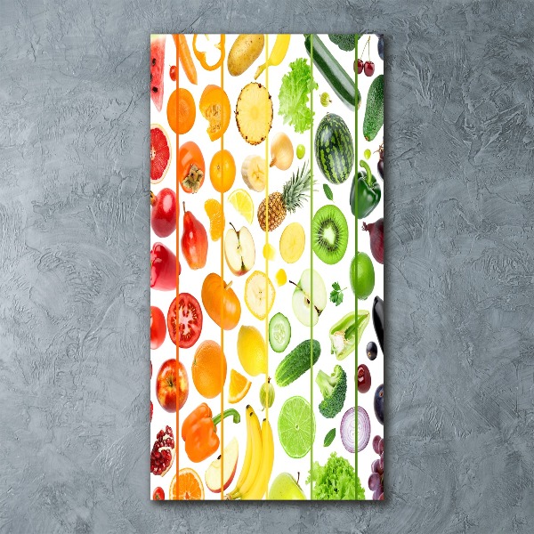 Akril üveg kép Gyümölcsök és zöldségek