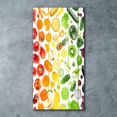 Akril üveg kép Gyümölcsök és zöldségek