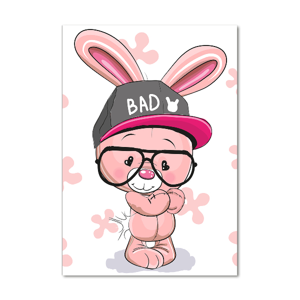 Akrilkép Nyúl sapka