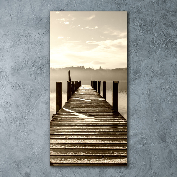 Akril üveg kép Fából készült móló