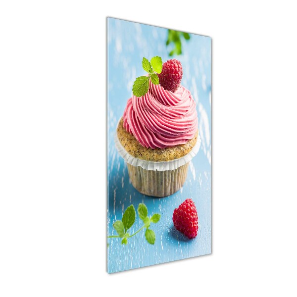 Akril üveg kép Málna cupcake