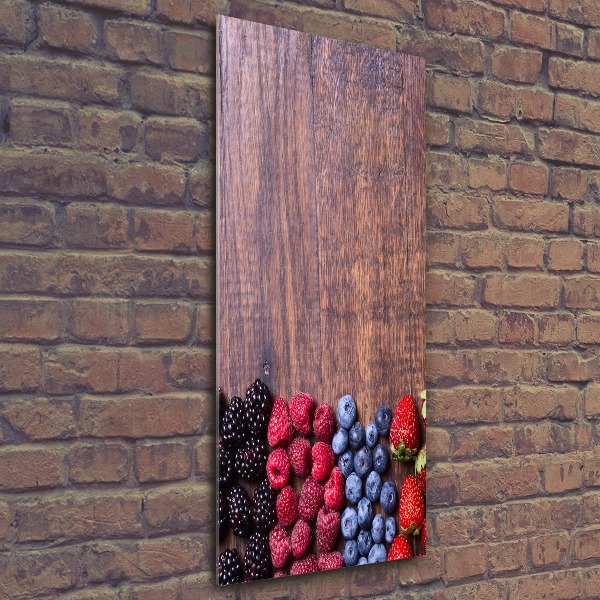 Akril üveg kép Erdei gyümölcsök