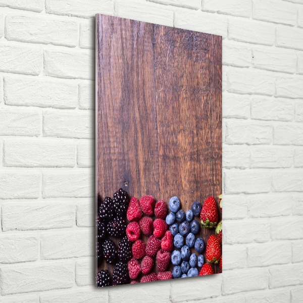 Akril üveg kép Erdei gyümölcsök