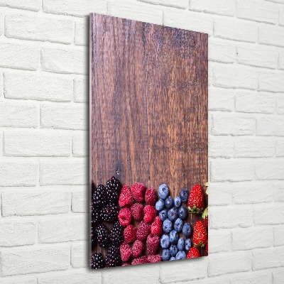Akril üveg kép Erdei gyümölcsök