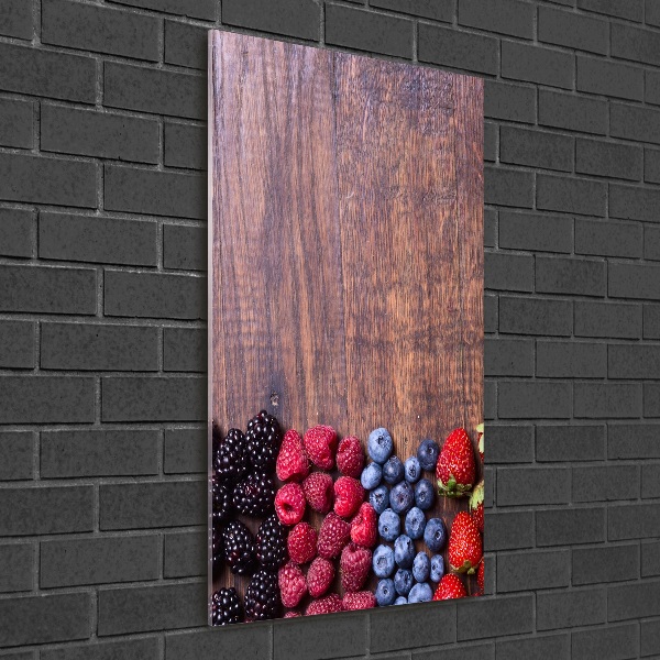 Akril üveg kép Erdei gyümölcsök