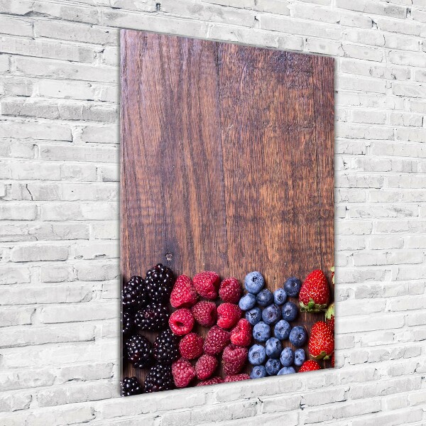 Akril üveg kép Erdei gyümölcsök