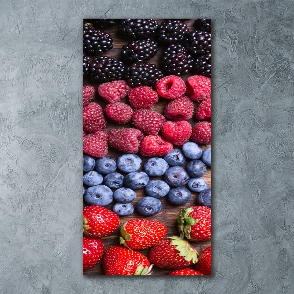 Akril üveg kép Erdei gyümölcsök