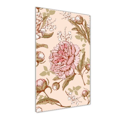 Akril üveg kép Peonies