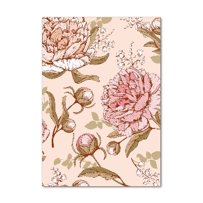 Akril üveg kép Peonies