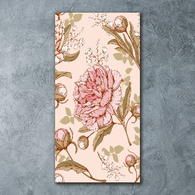 Akril üveg kép Peonies