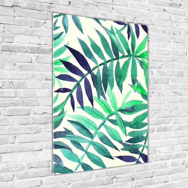 Akril üveg kép Trópusi levelek