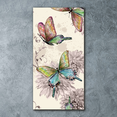 Akrilkép Színes pillangók