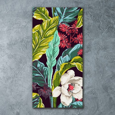 Akril üveg kép Trópusi virágok