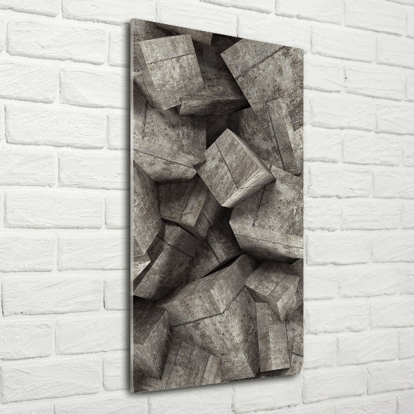Akrilkép Beton kocka