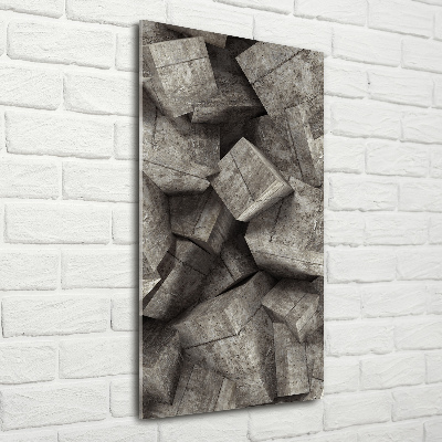 Akrilkép Beton kocka