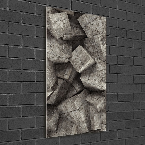 Akrilkép Beton kocka