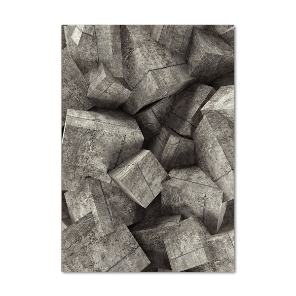 Akrilkép Beton kocka