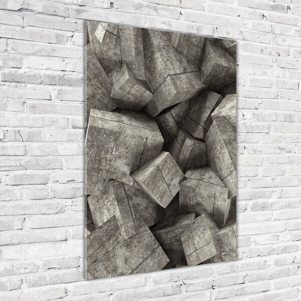 Akrilkép Beton kocka