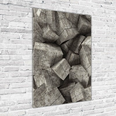 Akrilkép Beton kocka