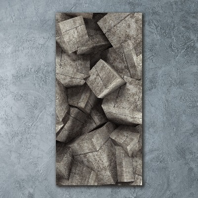 Akrilkép Beton kocka