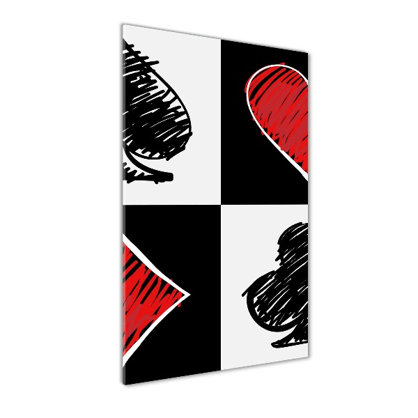 Akrilkép Card színek