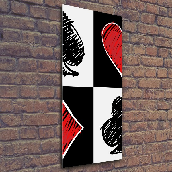 Akrilkép Card színek