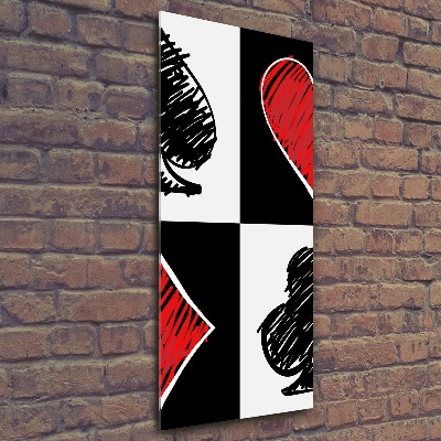 Akrilkép Card színek