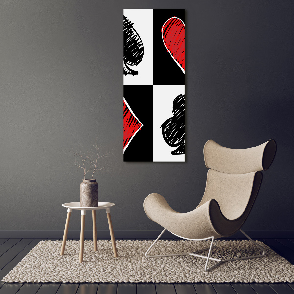 Akrilkép Card színek