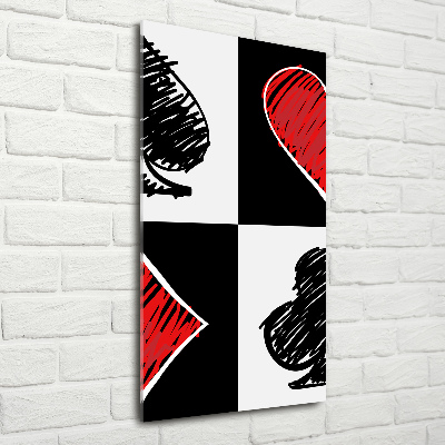 Akrilkép Card színek