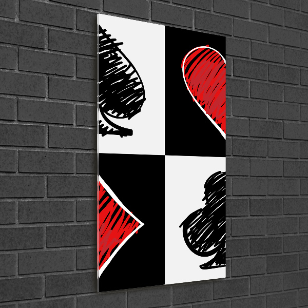 Akrilkép Card színek