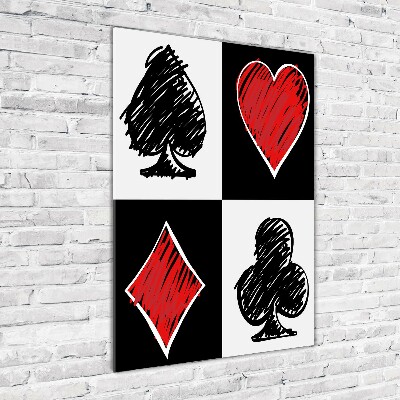 Akrilkép Card színek