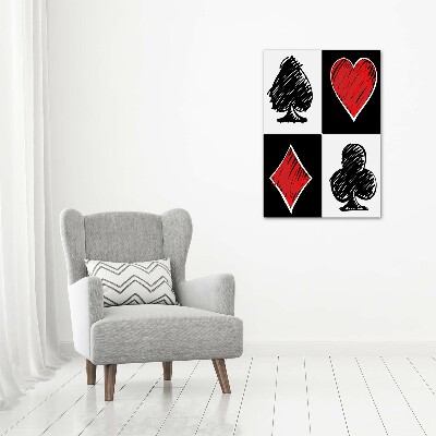 Akrilkép Card színek