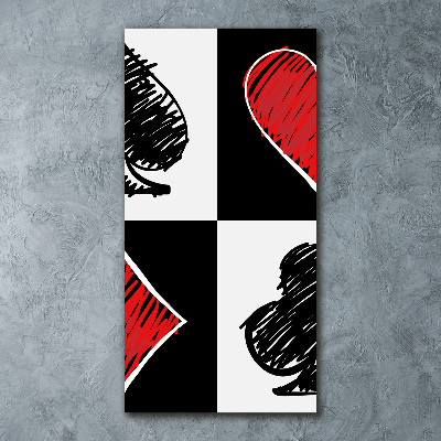 Akrilkép Card színek