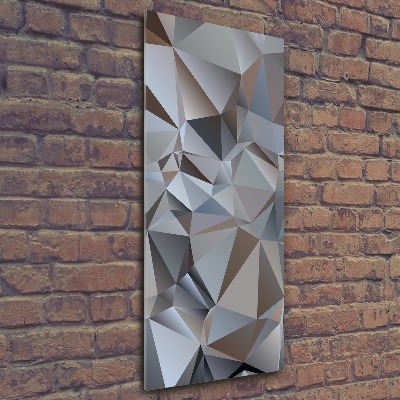 Akrilkép Absztrakció háromszögek