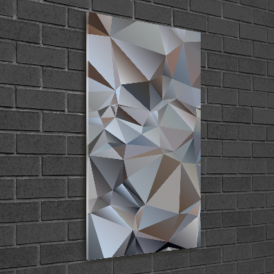 Akrilkép Absztrakció háromszögek