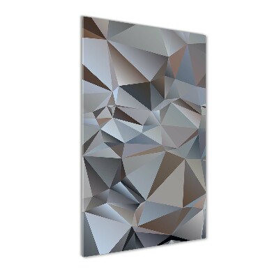 Akrilkép Absztrakció háromszögek