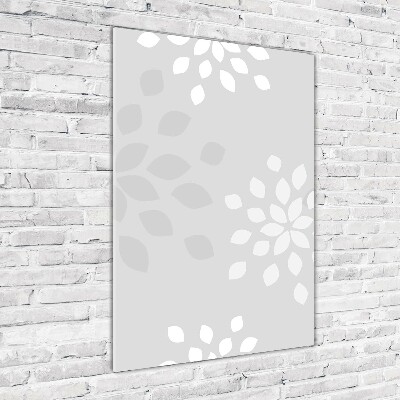 Akril üveg kép Virágos mintával