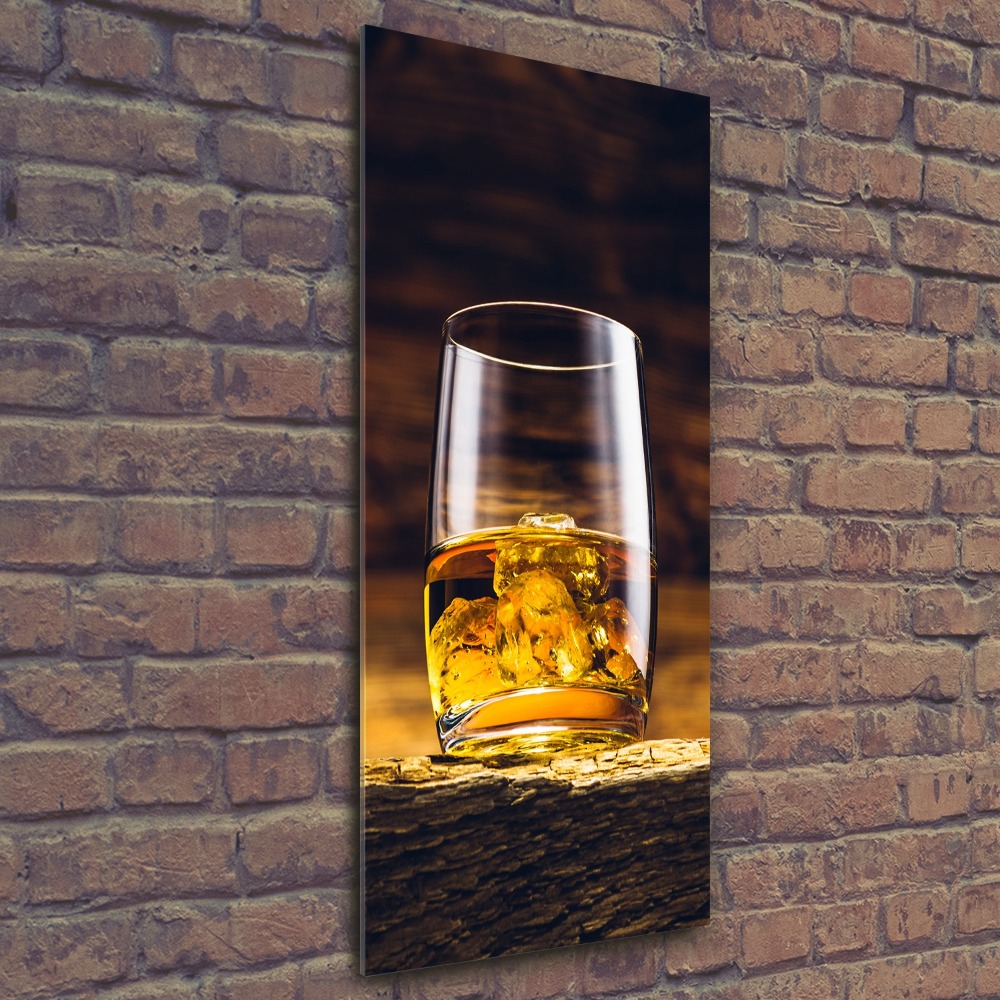 Akril üveg kép Bourbon egy pohár