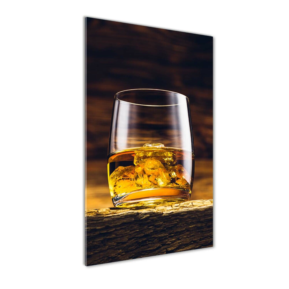 Akril üveg kép Bourbon egy pohár