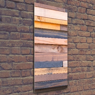 Akril üveg kép Fából készült fal