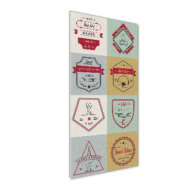 Akrilkép Gördeszka jelek