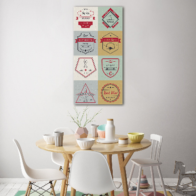 Akrilkép Gördeszka jelek