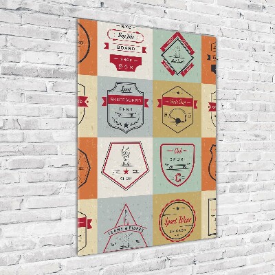 Akrilkép Gördeszka jelek