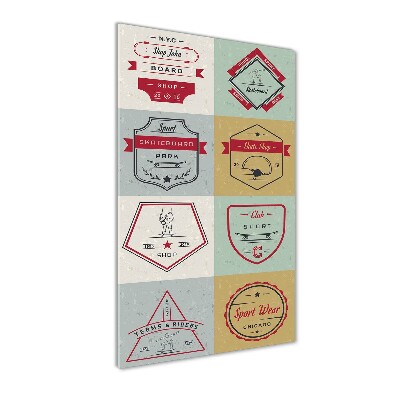 Akrilkép Gördeszka jelek