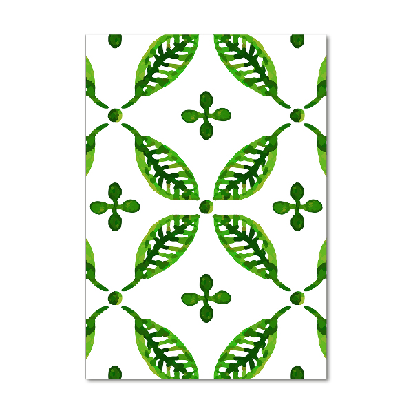 Akril üveg kép Zöld levelek