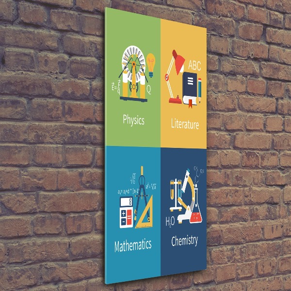 Akrilüveg fotó Iskolai tantárgyak