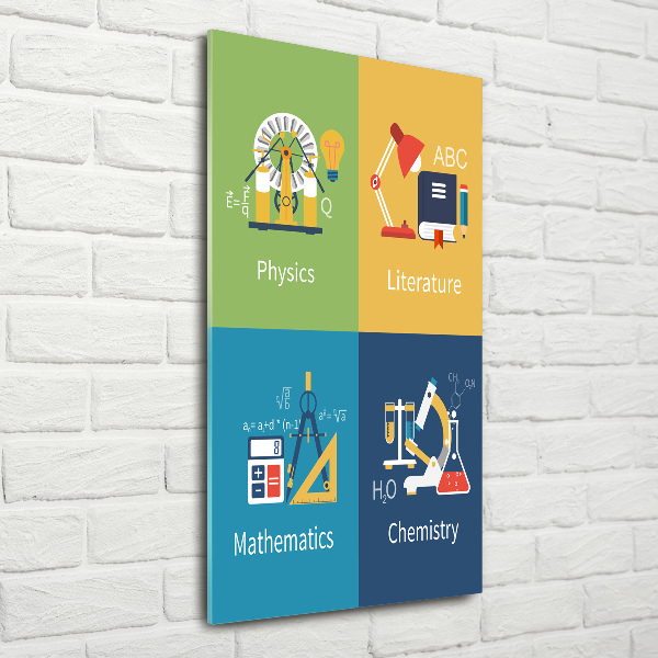 Akrilüveg fotó Iskolai tantárgyak